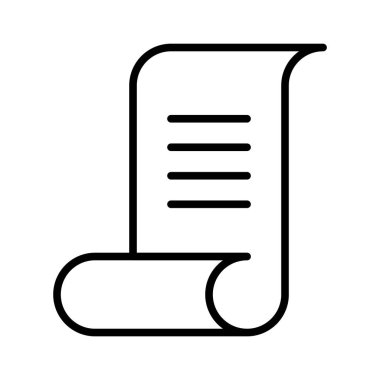 Belge simgesi illüstrasyon 