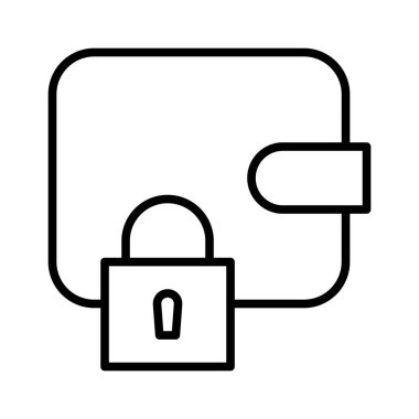 M-cüzdan basit simgesi