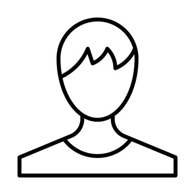 Erkek avatar illüstrasyon