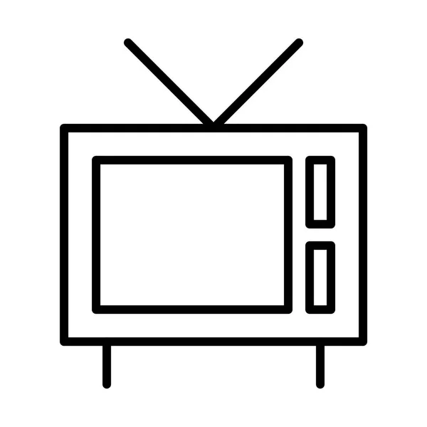 TV-Symbolbild — Stockvektor
