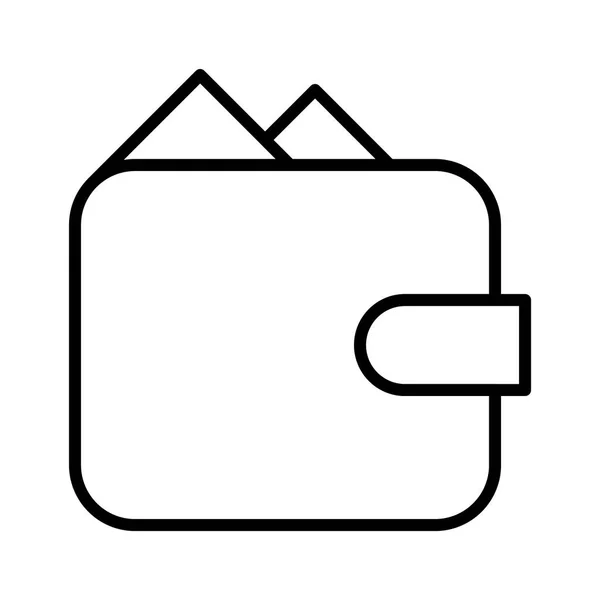 Monedero icono simple — Archivo Imágenes Vectoriales
