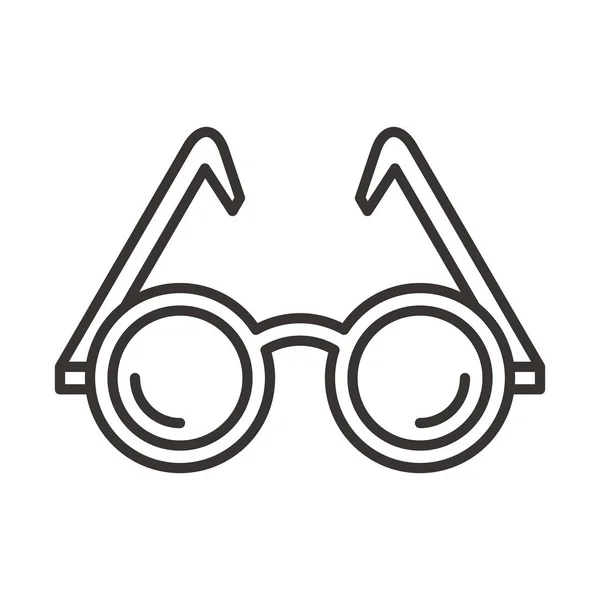 Lunettes icône simple — Image vectorielle