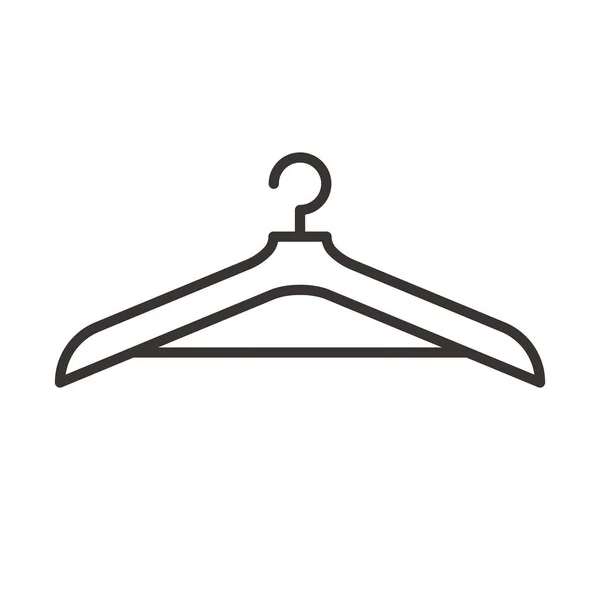 Gancho de ropa para dibujar | contorno de monocromo con gancho de