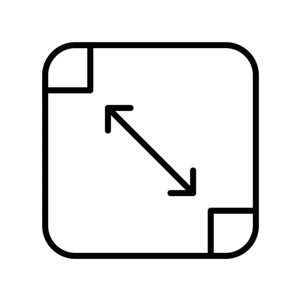 Förstora dokument ikon illustration — Stock vektor