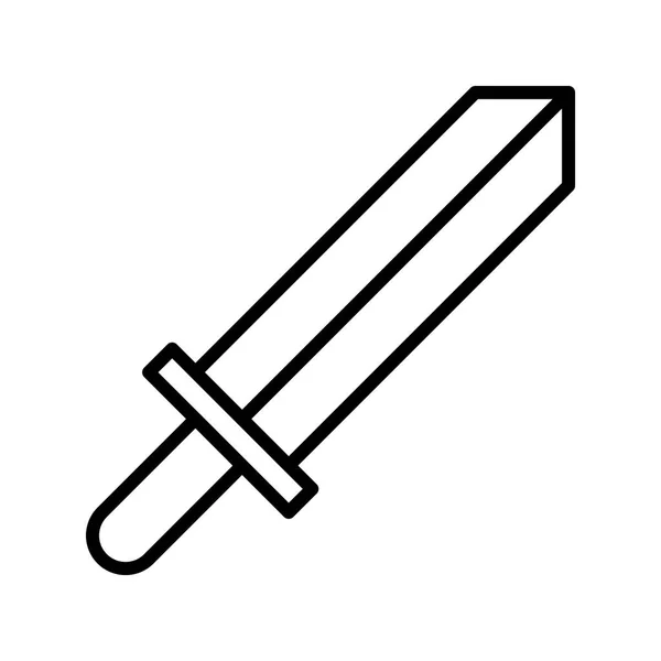 Sword icon illustration — Stock Vector