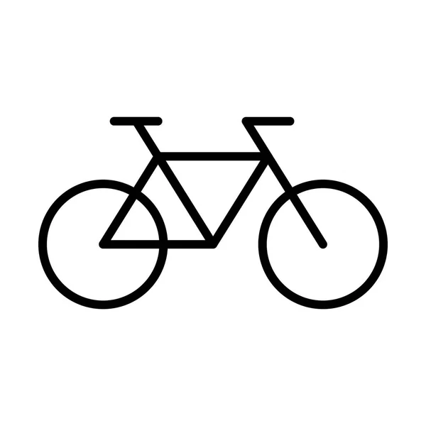 Fahrrad einfache Ikone — Stockvektor