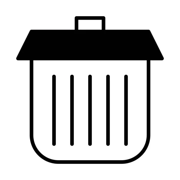 Icône poubelle — Image vectorielle