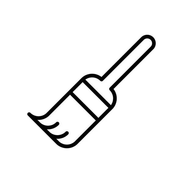 Penseel pictogram — Stockvector