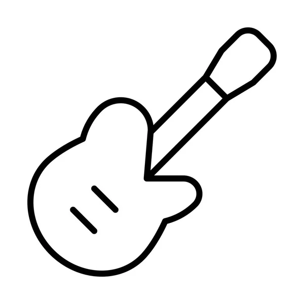 Guitarra icono simple — Vector de stock