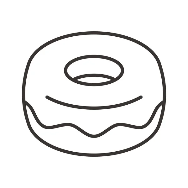 Donut einfaches Symbol — Stockvektor