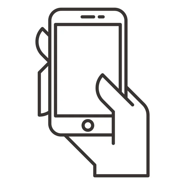 Смартфон проста ікона — стоковий вектор