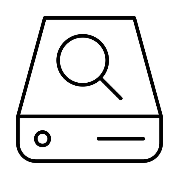 Přenosný pevný disk ikonu — Stockový vektor