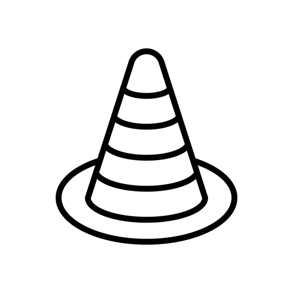 O ícone do cone de tráfego —  Vetores de Stock