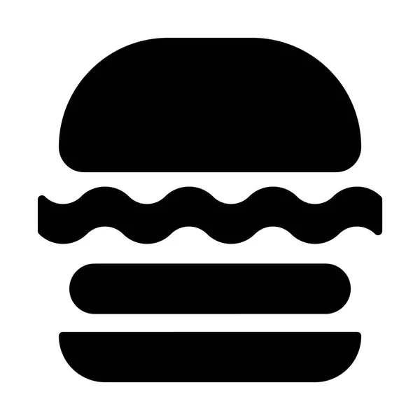 汉堡包简单图标 — 图库矢量图片