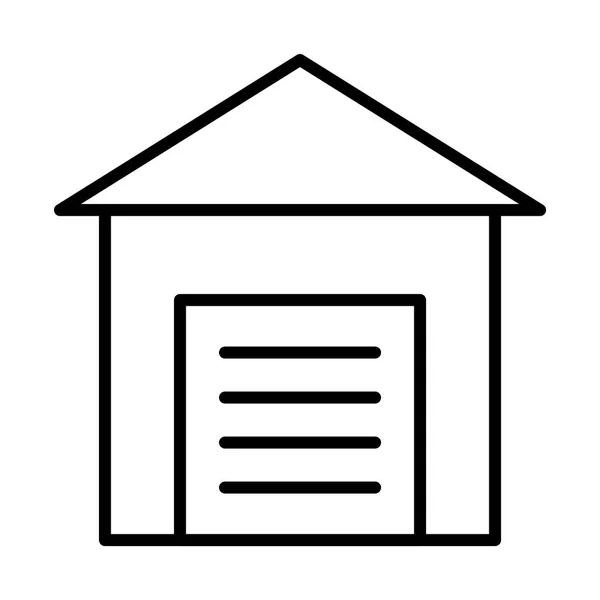 Illustration icône entrepôt — Image vectorielle