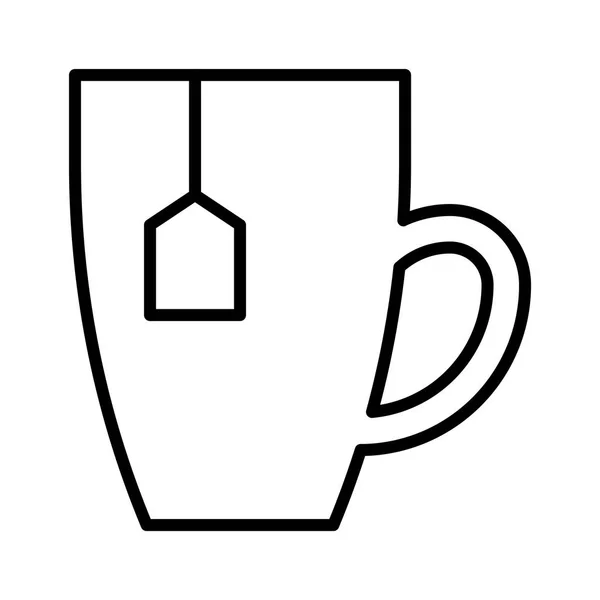 Icono de taza simple — Vector de stock