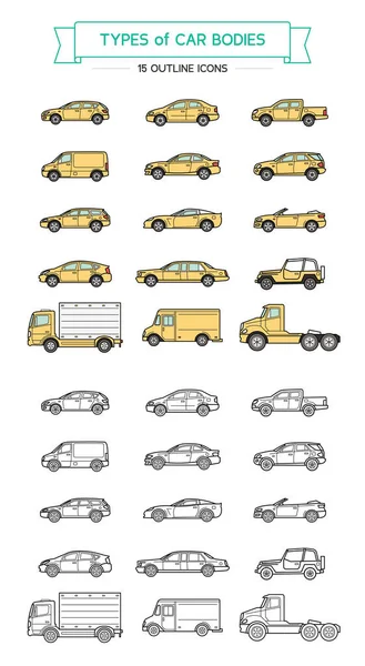 türleri araba organları simgesi 