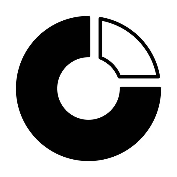 Pie Chart simple icon — Stock Vector