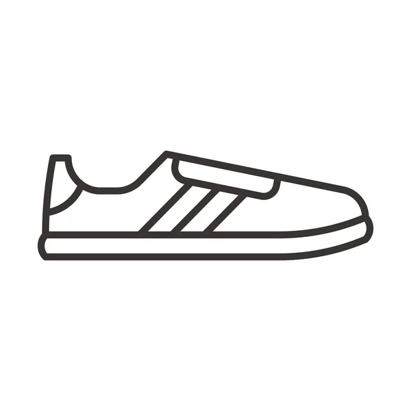 Sport schoen pictogram — Stockvector