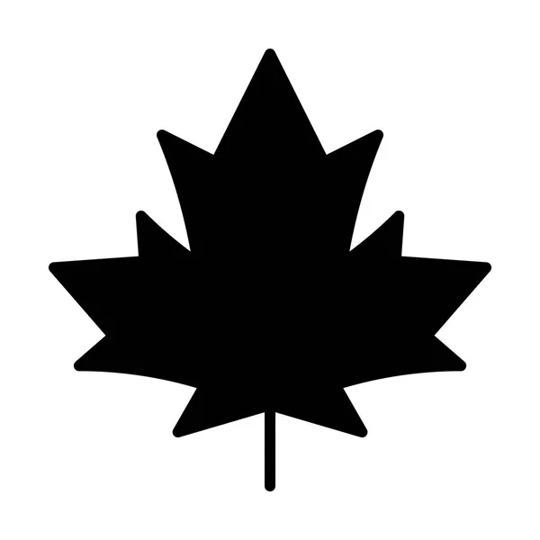 Maple leaf tecken — Stock vektor