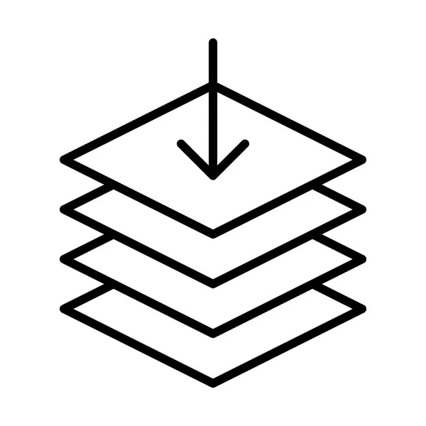 Ilustración del icono de flecha — Vector de stock