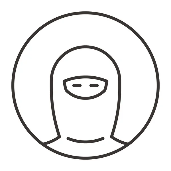 Ninja εικονίδιο εικονογράφηση — Διανυσματικό Αρχείο