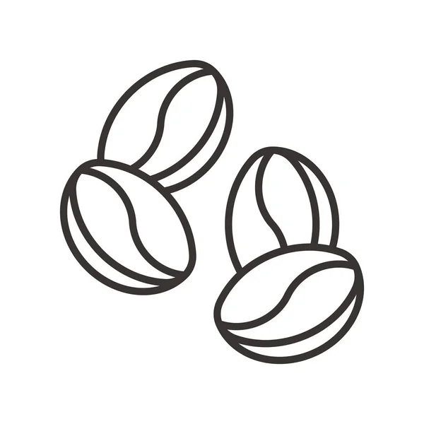Coffee beans icon — Stock Vector