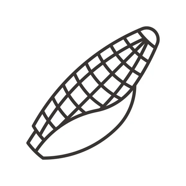Illustration d'icône de maïs — Image vectorielle