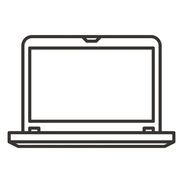 Ilustrasi Ikon Laptop - Stok Vektor