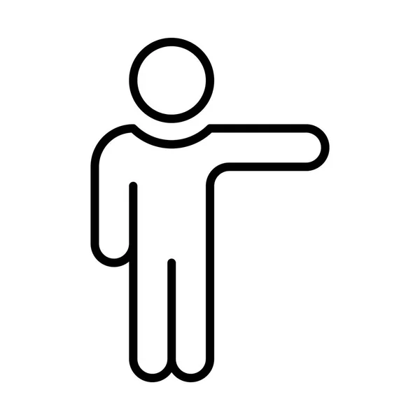 Ilustração do símbolo masculino — Vetor de Stock