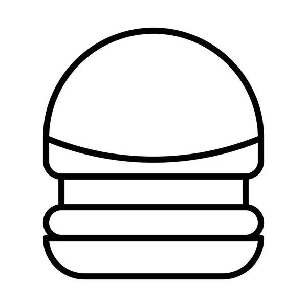 햄버거 간단한 아이콘 — 스톡 벡터