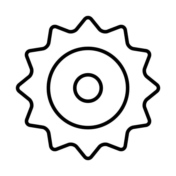 Gear simple icon — Stock Vector