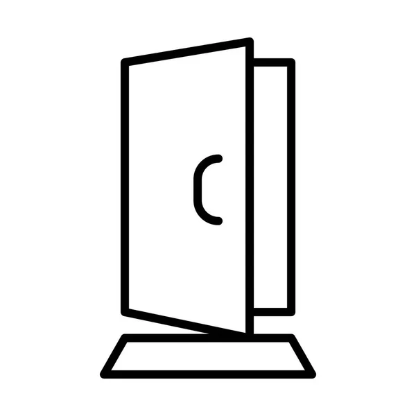 Tür einfaches Symbol — Stockvektor