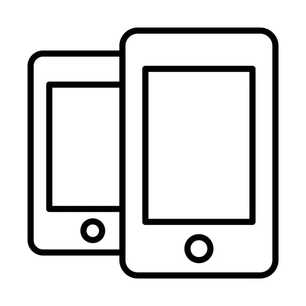 Modern cep telefonu simgesi — Stok Vektör