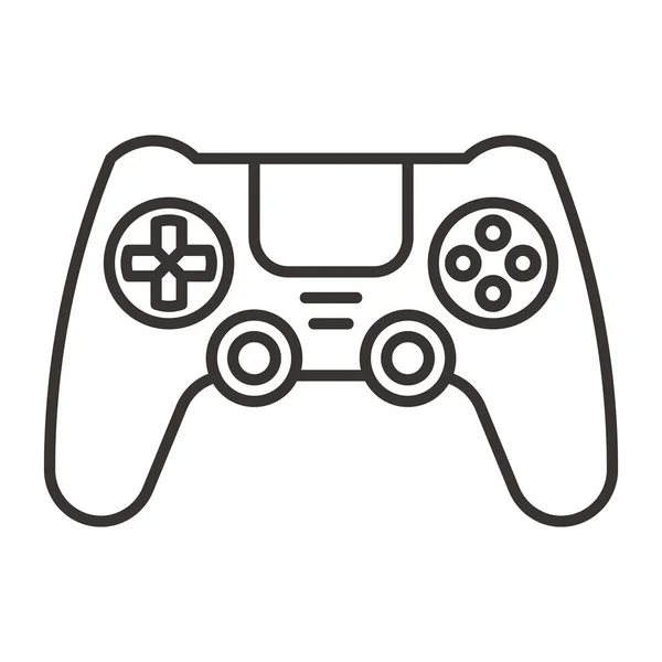 Game console joystick icon — Stock Vector