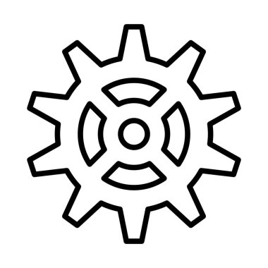 Dişli basit simgesini