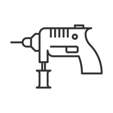 Matkap basit simgesi