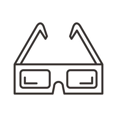 gözlük basit simgesi