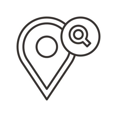 Gezinti PIN basit simgesi