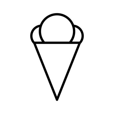 dondurma simgesi illüstrasyon  