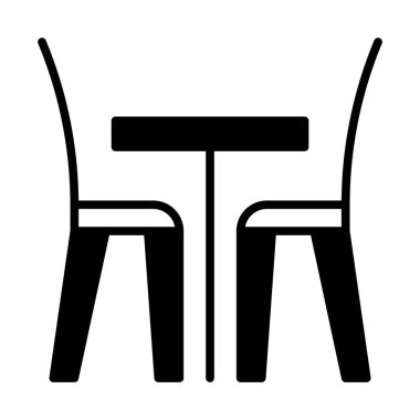 Tablo ve Sandalyeler Simgesi