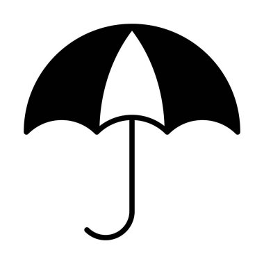 Şemsiye basit simgesi