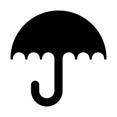 Şemsiye basit simgesi