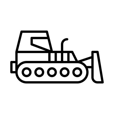 Paletli Dozer traktör simgesi