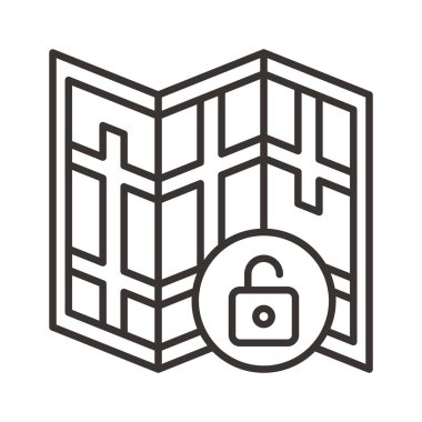 harita basit simgesi