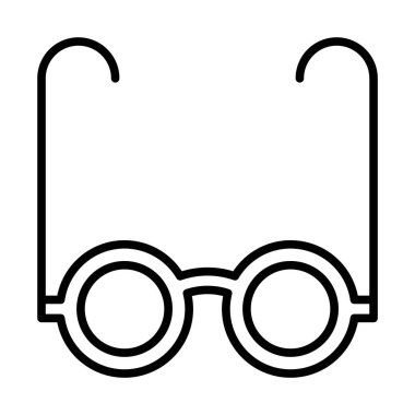 basit gözlük simgesi