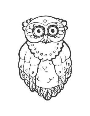 şirin dekoratif baykuş