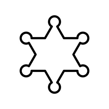 Şerif rozeti simgesi 