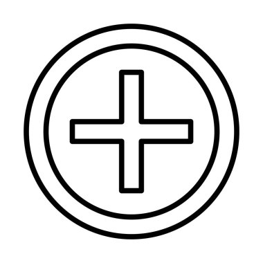 Tıbbi damga simgesi çapraz