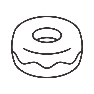 çörek basit simgesi